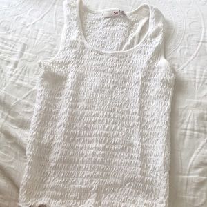 So smocked tank top